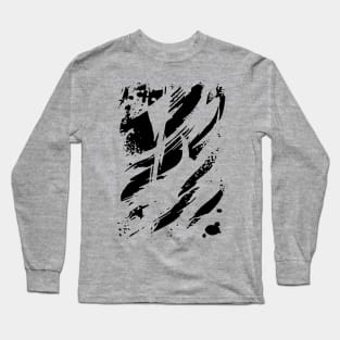 Negative Calligraphy Long Sleeve T-Shirt